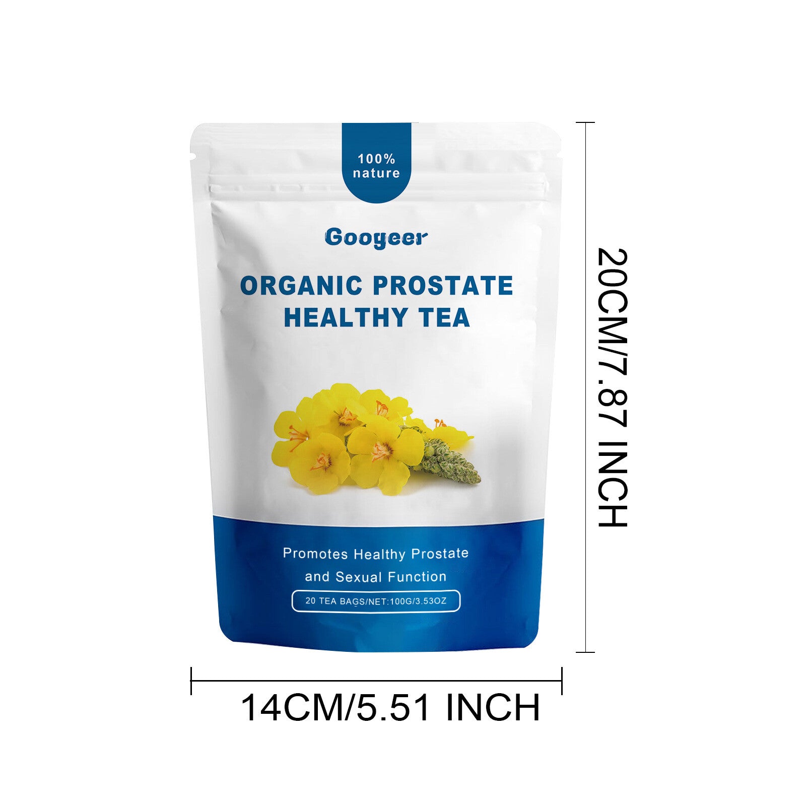 Support Blend 100g Herbal Tea for Wellness Organic Prostate Health Tea Natural