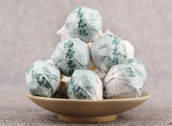 Glutinous Rice Fragrance Pu'er Raw Tea Dragon Pearl 500g Pu'er Tea Tuocha