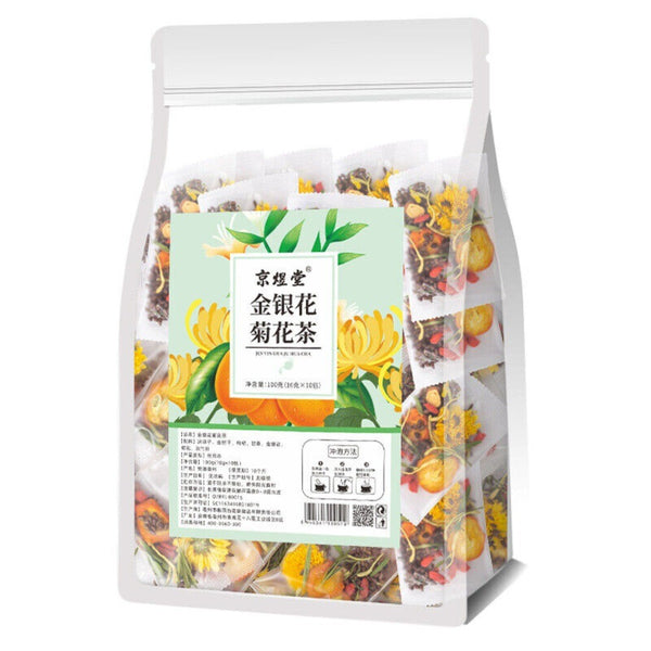 Honeysuckle Chrysanthemum Herbal Tea Bags Natural Wellness Relief Blend