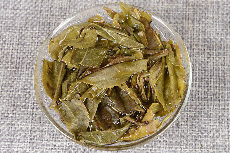 Yunnan Puerh Tea Iceland Gold Leaf Raw Tea 500g Puerh Raw Tea Brick