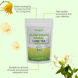 100% Organic Natural Respiratory Support Googeer Breath Herbal Lung Tea
