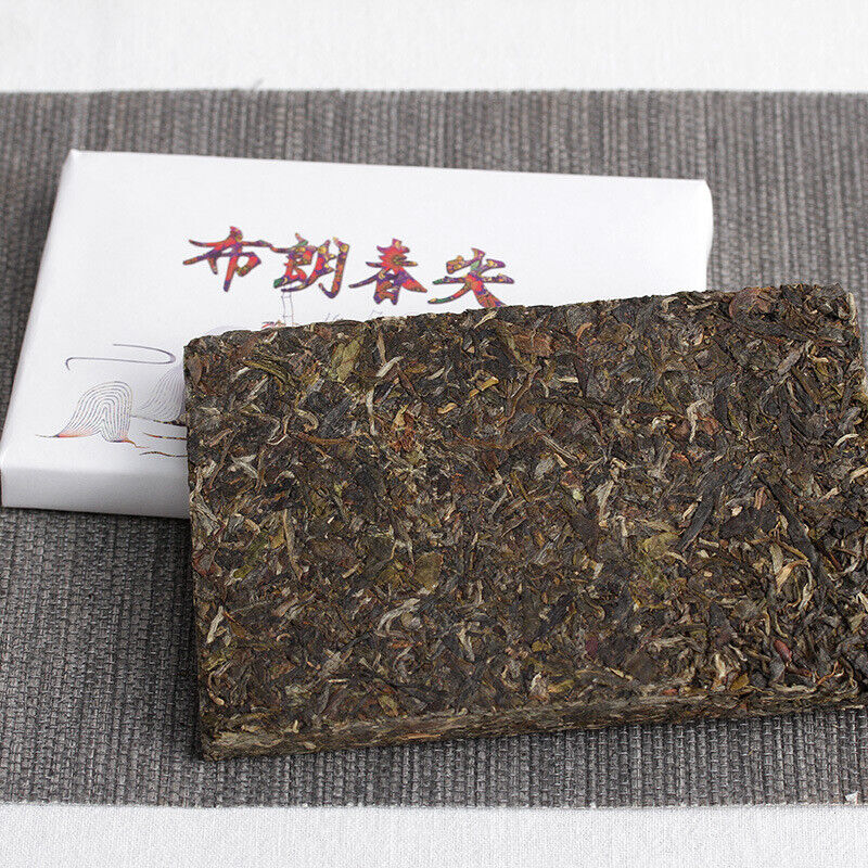 200g Yunnan Pu'er Tea Bulang Spring Tip Pu'er Raw Brick Pre-Mingling Spring Tea Secondary image