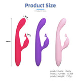 Dual G-spot vibrator masturbation massage wand Sex toys for women Rechargeable