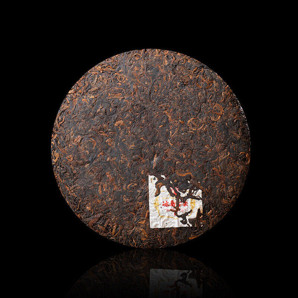 357g Iceland Pu'er Ripe Tea Yunnan Pu'er Tea Ancient Tree Tea Pu'er Tea Cake