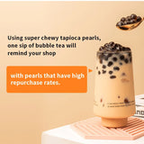Top Quality Super Chewy Black Brown Sugar Boba Tapioca Pearls 1kg Bubble Tea
