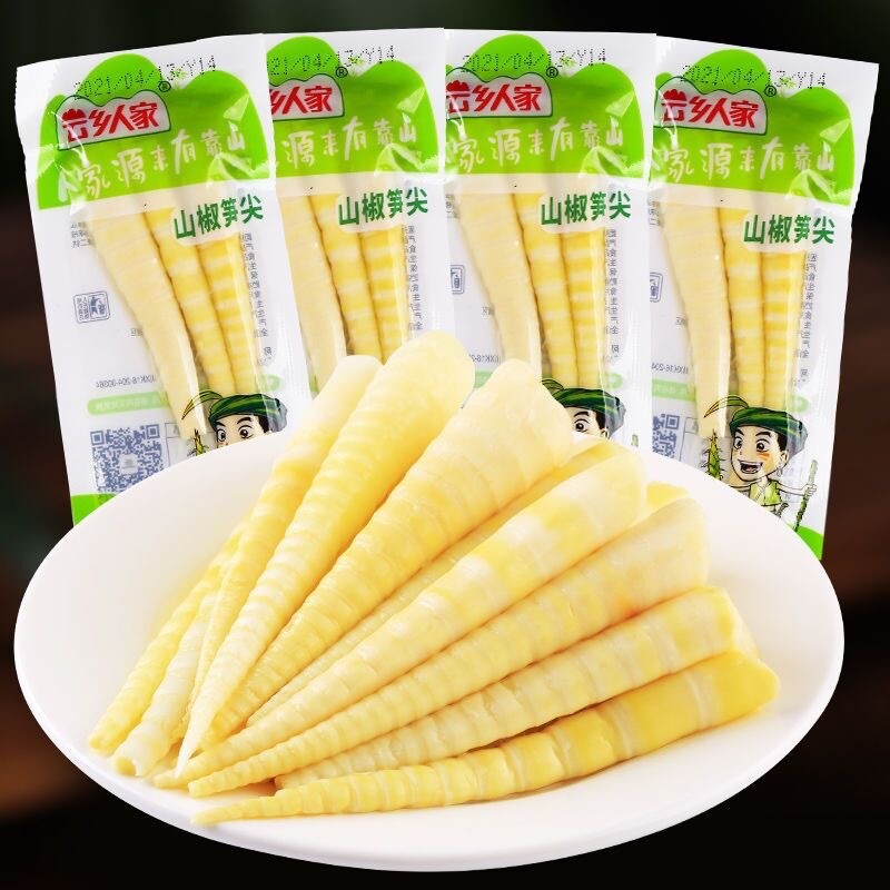 Spicy Pickled Bamboo Shoots – Ready-to-Eat, Crunchy Snack