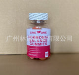 2 bottles Hormonal Balance PMS Relief 60 Gummies-Strawberry flavor