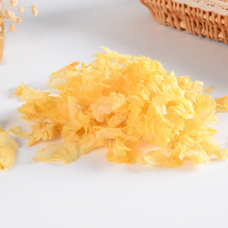 Crushed Sue Bai Mu Er Snow Fungus Gutian Serpihan Kulat Putih White Fungus 250g Secondary image