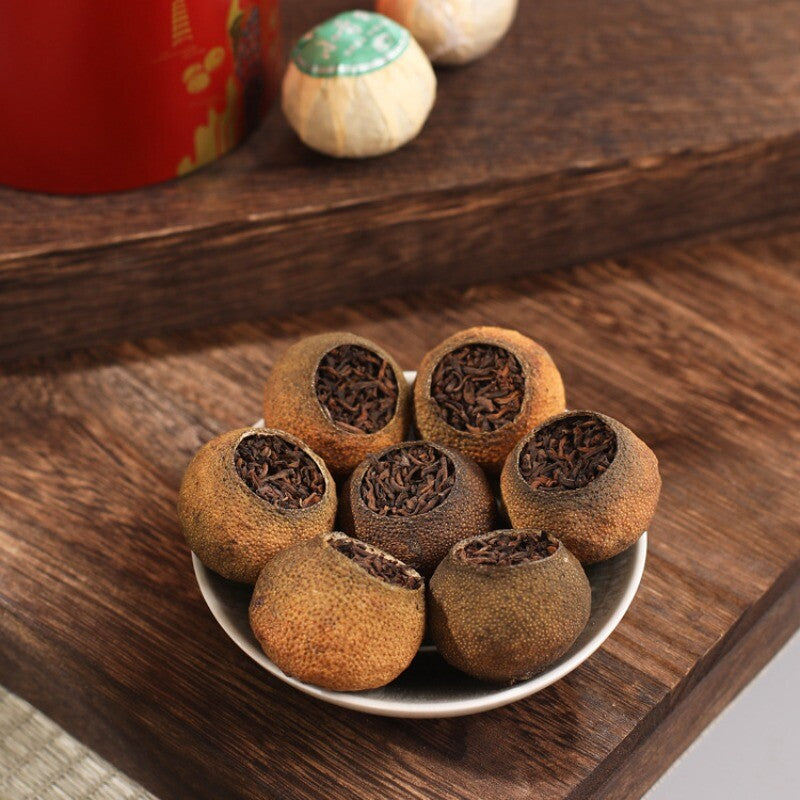 Xinhui Raw Sun-dried Xiaoqingkang Palace Puerh Tea Bulk Tin 500g Secondary image