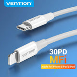 MFi 30W PD USB C to Lightning Cable for iPhone MFi Certified Charging Cable