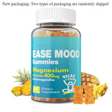Magnesium Glycinate Gummies, Pineapple Flavor, Calcium, Potassium, Stress Relief