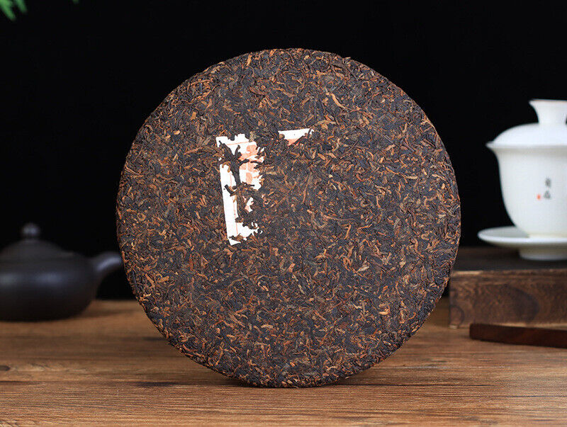 357g Ripe Puerh Tea Cake Yunnan Tea Cake