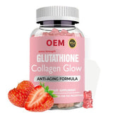 Glutathione Collagen Glow Gummies Collagen Gummies Anti-aging Formula 60 Tablets