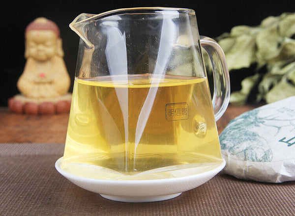 100g Yunnan Menghai Sleeping Deer Mountain Sun Green Pu'er Raw Tea Cake