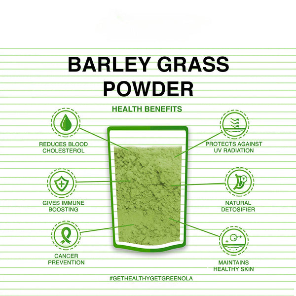 Organic Barleygrass Powder - Barley Grass Detox Green Juice Cleanse Weight Loss