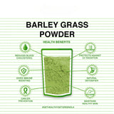Organic Barleygrass Powder - Barley Grass Detox Green Juice Cleanse Weight Loss