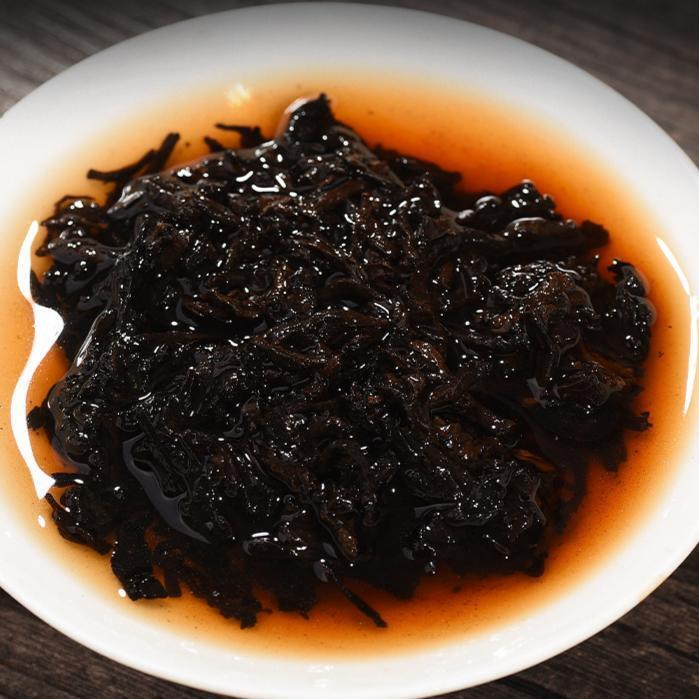 250g  Aged Jujube Flavor Tea Brick Ancient Tree Big Leaf Yunnan Ripe Pu-erh Tea