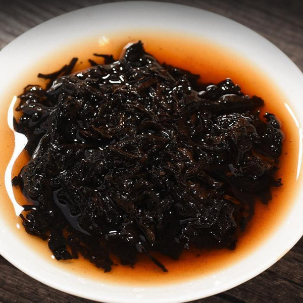 250g  Aged Jujube Flavor Tea Brick Ancient Tree Big Leaf Yunnan Ripe Pu-erh Tea