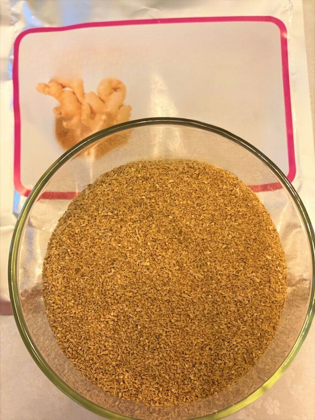 HELLOYOUNG Pure Ginger Granule ( Ground pieces) -Strong Flavour, old ginger
