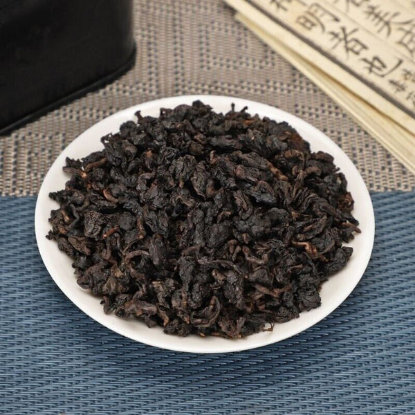 Charcoal Roasted Black Oolong Tea High Polyphenol Oil Control Rich