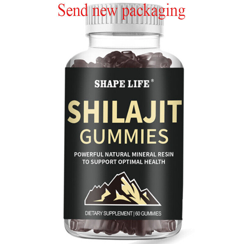 Pure Himalayan Shilajit Gummies Organic,Boost Energy,Stress Relief  Healthy Help