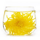 4 Pcs Golden Silk Royal Chrysanthemum Big - Flower Tea Bags: Organic Herbal Tea