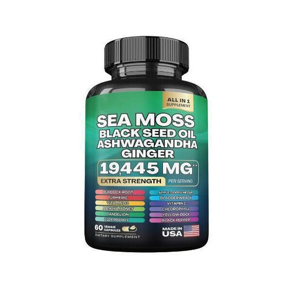 Seaweed Capsules sea moss  60 capsules