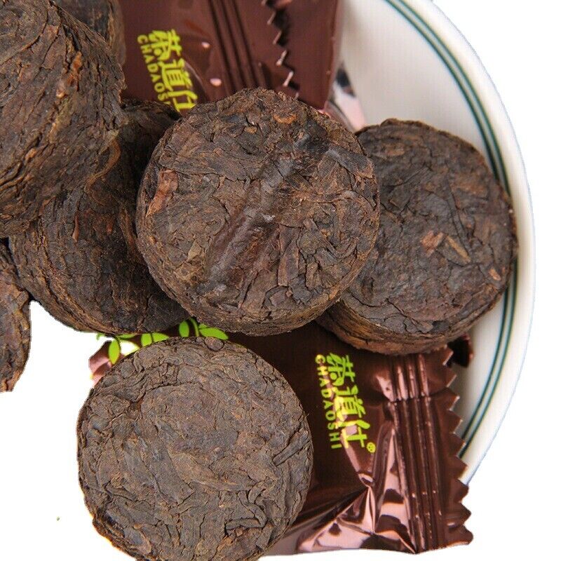 Top Puerh Ripe Tea Small Tuocha Candy Paper Original Tuocha Ripe Tea 500g/1.1lb