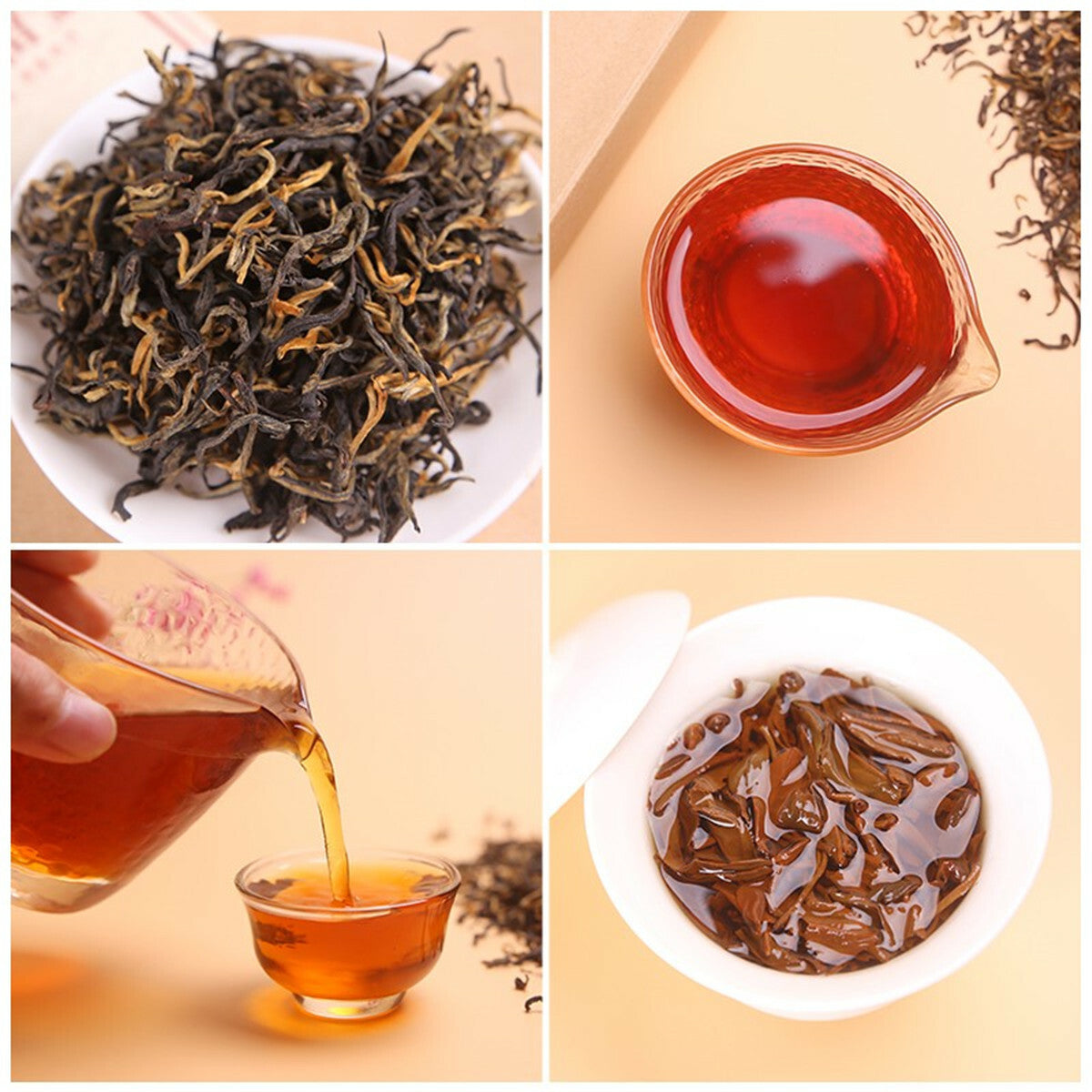 Yunnan Premium Dian Hong Black Kung Fu Tea Mao Feng Tea Chinese Tea Healthy Food