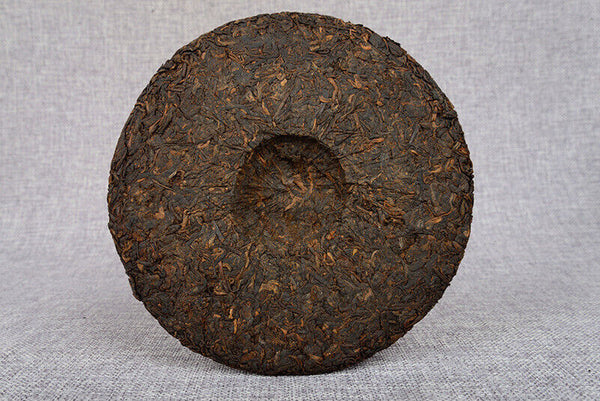 Yunnan Pu'er Ripe Tea Cake Pu'er Ripe Tea 357g Golden Bud Tea Cake