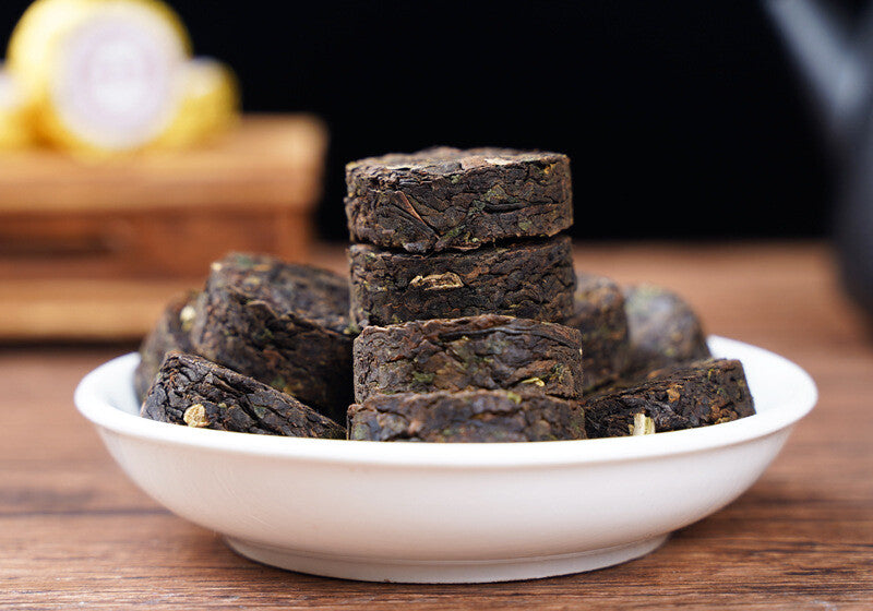 500 grams Yunnan Glutinous Fragrant Xiao Tuo Tea Pu'er Ripe Tea Small Jade Cake