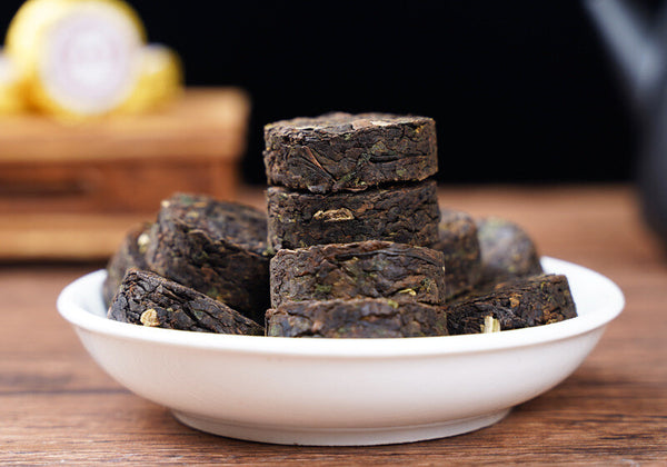 500 grams Yunnan Glutinous Fragrant Xiao Tuo Tea Pu'er Ripe Tea Small Jade Cake