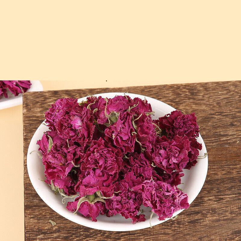 Great Value Additive-Free Premium Quality Double Red Rose Petal Rose Tea - 50g
