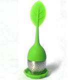 Food-grade Silicone Tea Strainer Herbal Spice Infuser Tea Filter Stainless Steel