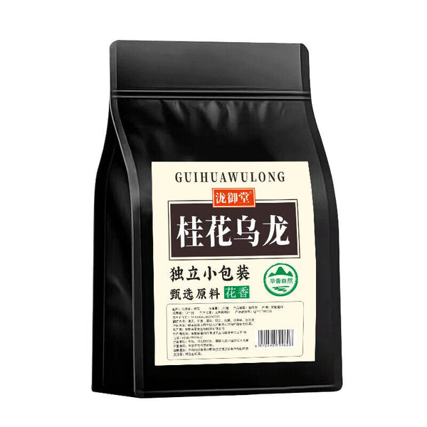 Charcoal Roasted Black Oolong Tea Bags Strong Aroma Individually Packed Brewing