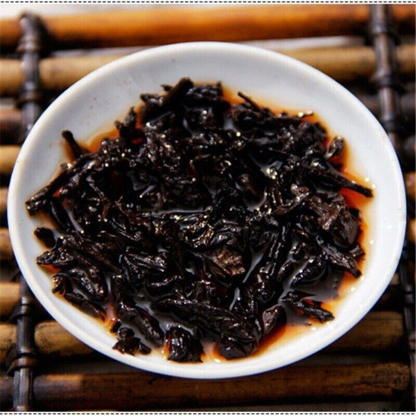 Yunnan Aged Pu-erh Tea Brick 200g Cooked Pressed Black Tea Premium Organic