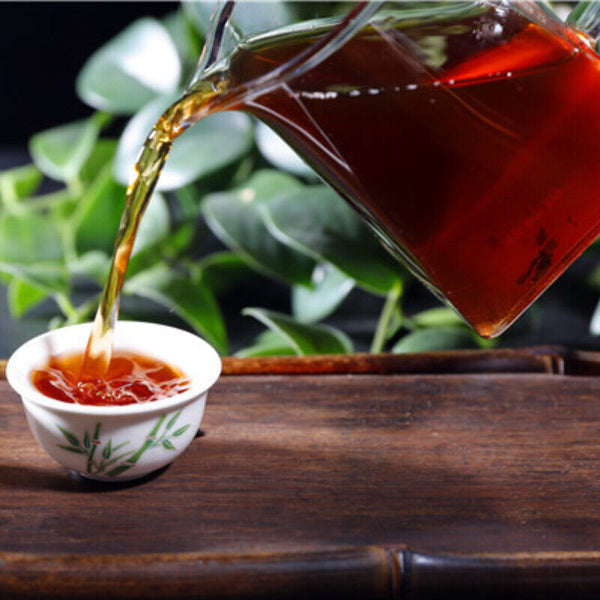 Puerh Cooked Tea Cake Healthy Drink  Top-Grade Pu-Erh Dark Tea Palace 357g