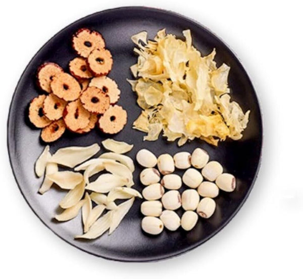 60g Cantonese Soup-Soup Tremella -white fungus& - 4 Bags Sweet Soup
