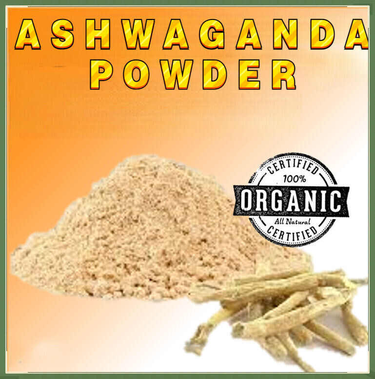 Organic ASHWAGANDHA ROOT POWDER - ASHWAGANDA Extract 30:1- Withania Somnifera Main image