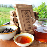 250g Yiwu ripe brick camphor brick tea old tea shoots leaf packaging ripe pu'er