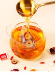 Rose Ginseng Herbal Tea 30 Bags Red Dates Goji Longan Health Support Blend