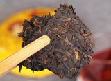 357g Puerh Ripe Tea Menghai Chenxiang Yunnan Seven Seed Cake Puerh Golden Bud