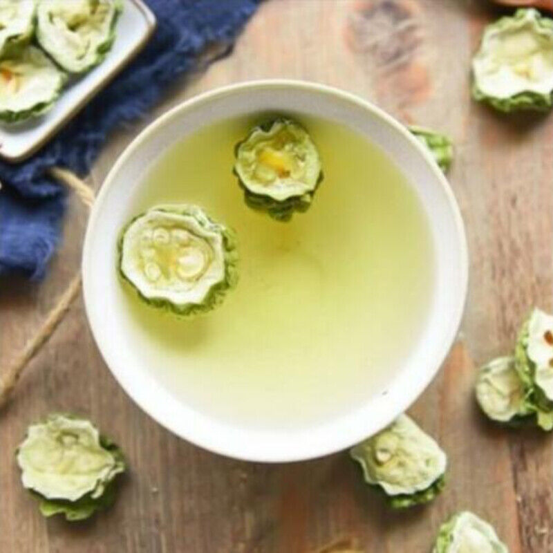 500g Dried Bitter Gourd Tea Top Grade Slice Squash Momordica Charantia Herbs Tea
