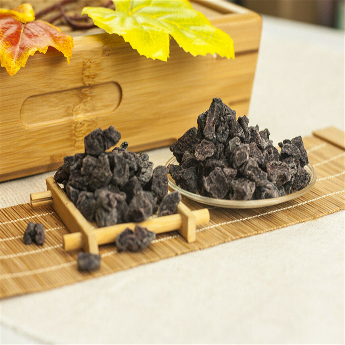 Natural Eatable Ebony Fruit Nut Fructus Mume Herbal Tea Dry Dark Smoked Plum Secondary image