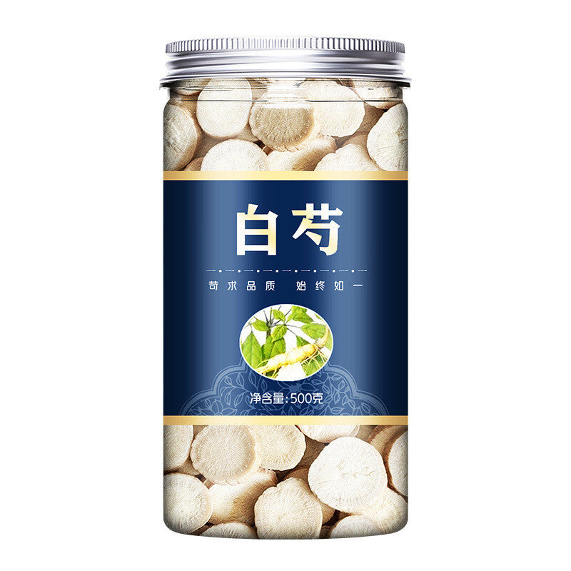 500g Authentic Wild Hangbaishao Chinese Herbal Slices for Health