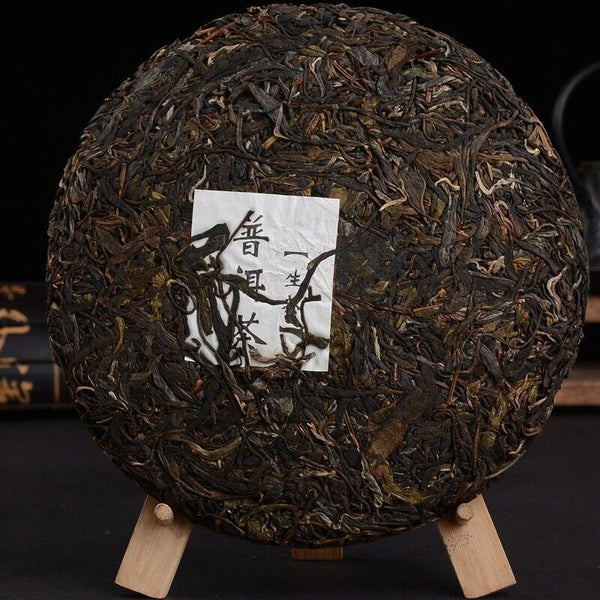 357g A Potent Brew from Prime Tea - Lands Yunnan Banzhang Big Tree Pu'er Raw Tea