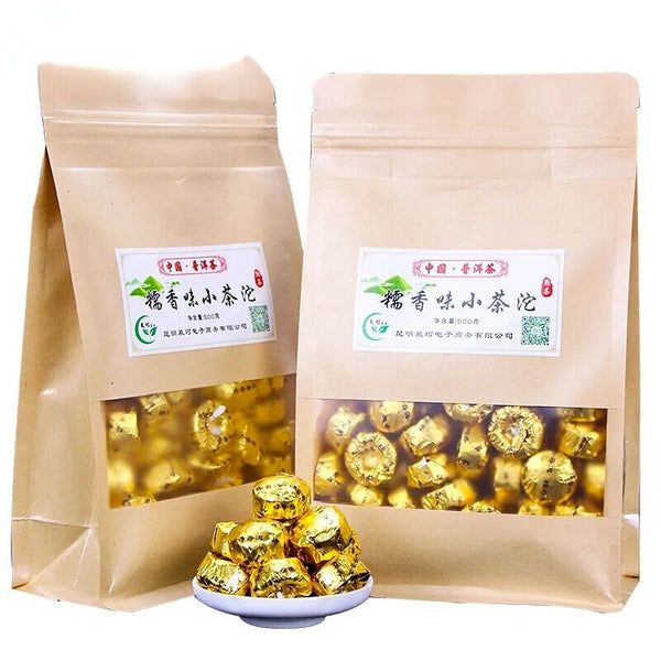 Shu Puer Mini Tuocha Ripe Puer Tea 500g Glutinous Rice Aroma