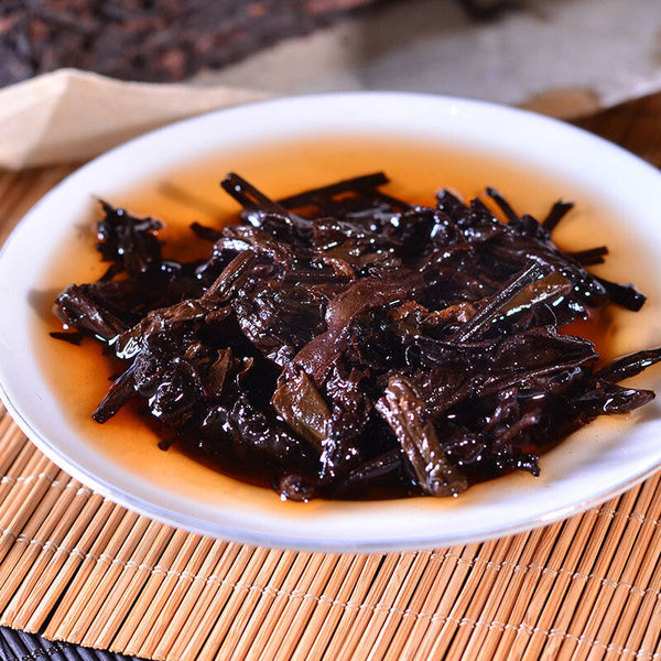 Yunnan Pu'er Ripe Tea Brick Old Pu'er Old Tea Brick 250g Ripe Tea Brick