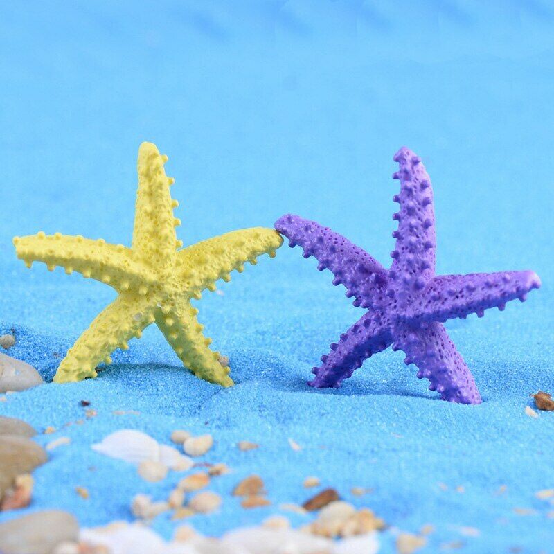 Figurine Mediterranean1pc Style Barbed Resin Starfish Crafts Artificial Figurine