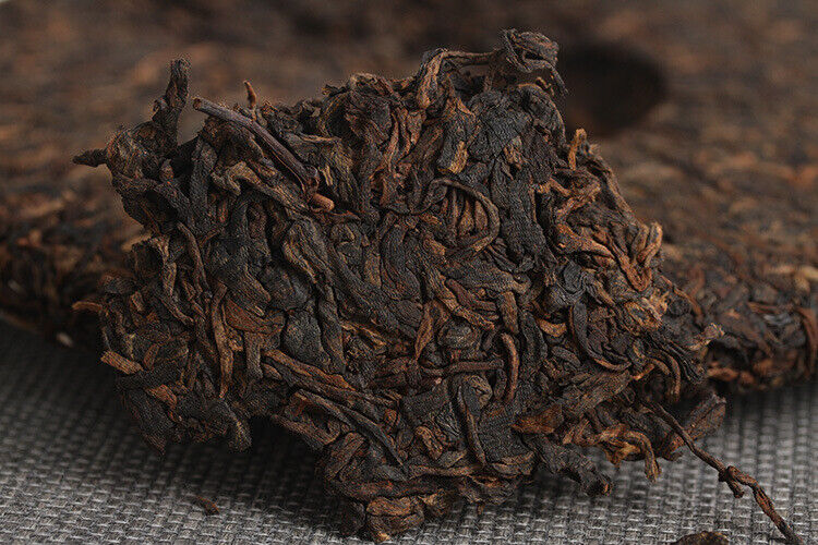 357g Yunnan Pu'er Tea Banzhang Golden Buds Pu'er Ripe Cake Seven Seeds Cake Tea